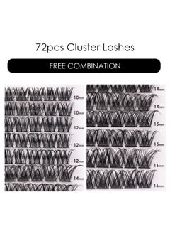 Cluster Lashes 72 Individual Lashes Clusters Eyelash Extensions False Eyelashes Diy Wispy Fluffy Lash Extension Kit Reusable False Eyelashes Natural Look Mix 1016Mm C D Curldm01 - pzsku/ZDCCCD85241EB5E4094D0Z/45/_/1695644054/65ac95a5-59d0-4a4f-b9b1-5f15ef5b8186