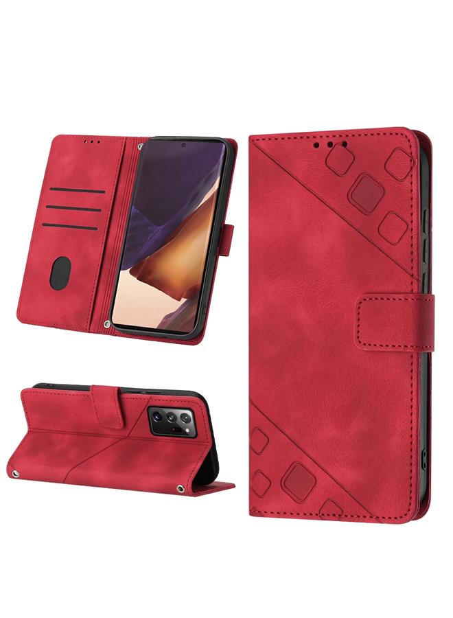 اس-توب جراب لهاتف Samsung Galaxy Note20 Ultra مصنوع من الجلد المنقوش الملمس - Image 1