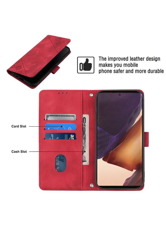 اس-توب جراب لهاتف Samsung Galaxy Note20 Ultra مصنوع من الجلد المنقوش الملمس - Image 4