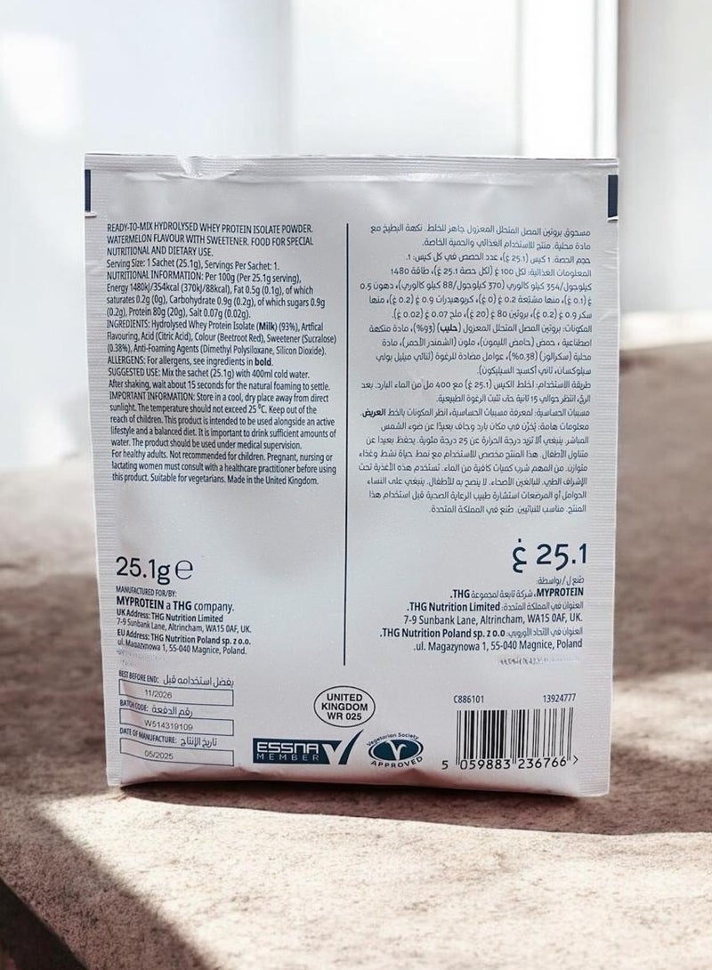 Myprotein-Clear Whey Protein Watermelon Flavour 25.1g (Sample) - Image 3