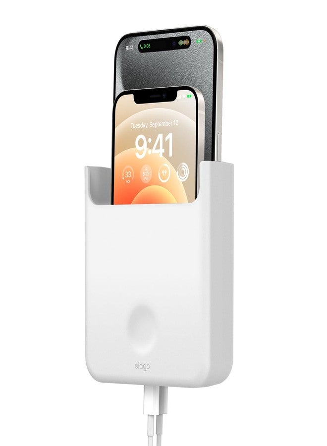 elago Phone Holder Mount, Compatible with All Smartphone Models, Adjustable, White - Image 1