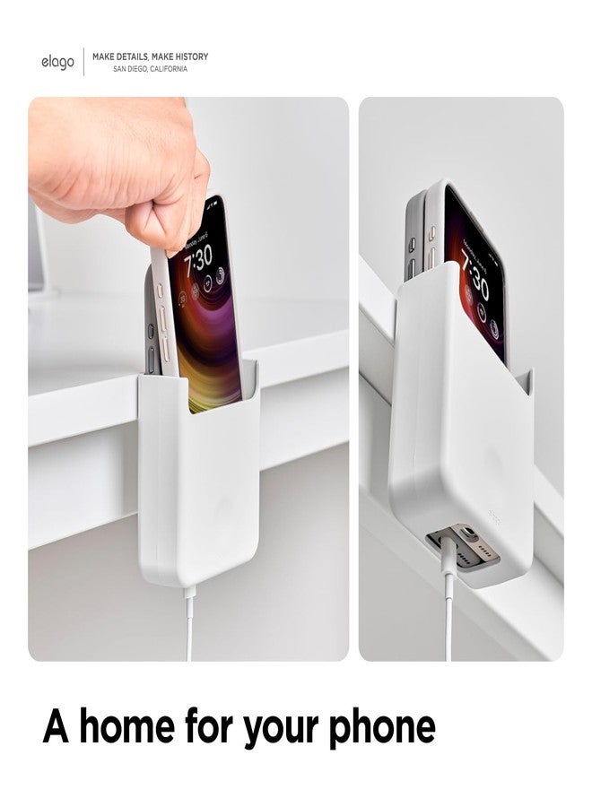 elago Phone Holder Mount, Compatible with All Smartphone Models, Adjustable, White - Image 4