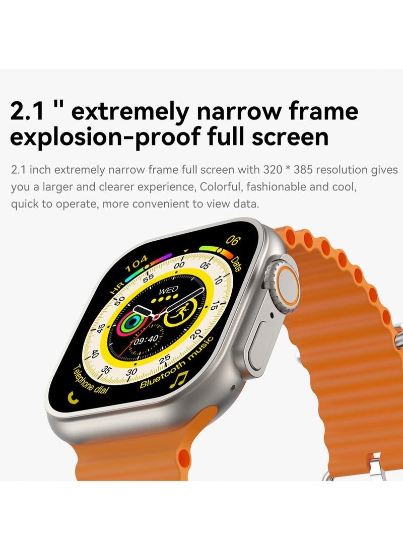 BEILINGDUN 4 in 1 Smart Watch With 2.03 Inch HD Screen Bluetooth Connection Multiple Sports Modes Supports 4G SIM Card And Multiple Apps With 4 Extra Bracelet - Image 4