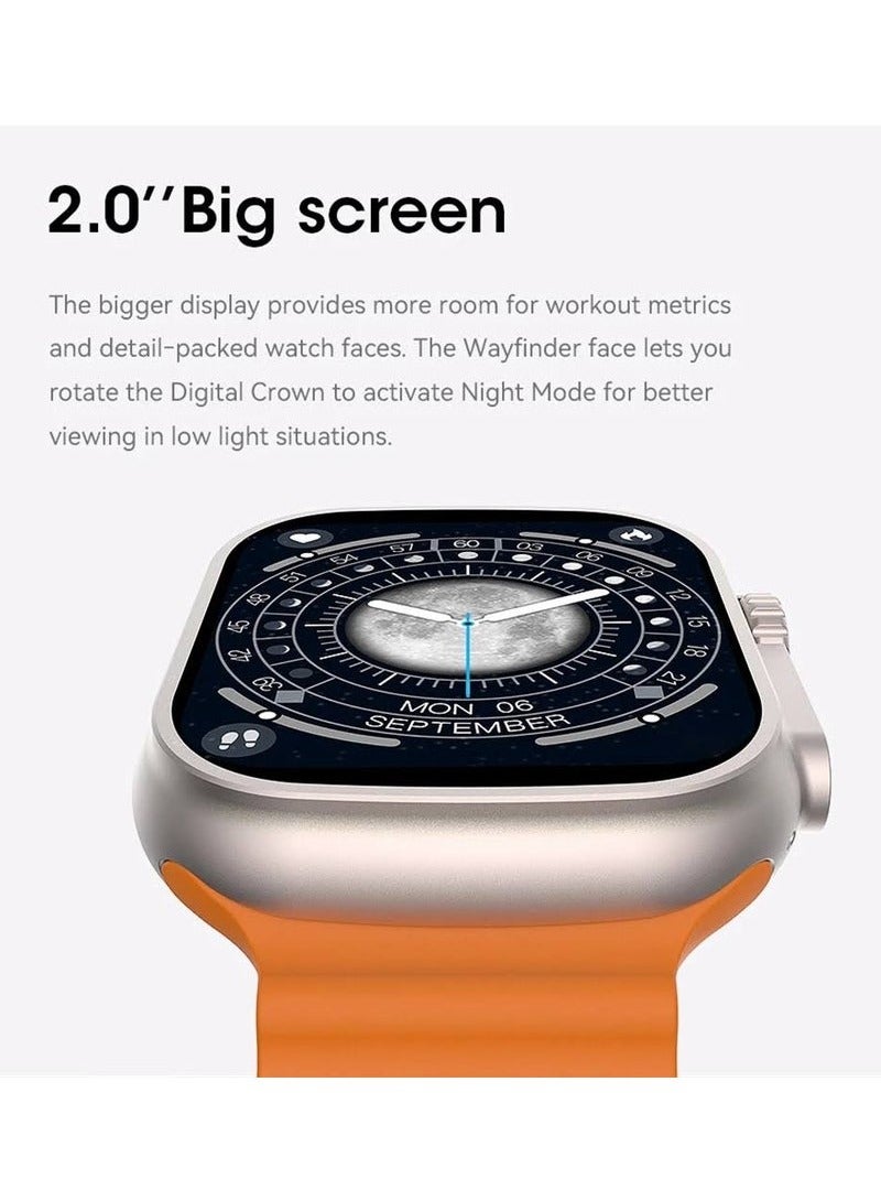 BEILINGDUN 4 in 1 Smart Watch With 2.03 Inch HD Screen Bluetooth Connection Multiple Sports Modes Supports 4G SIM Card And Multiple Apps With 4 Extra Bracelet - Image 3