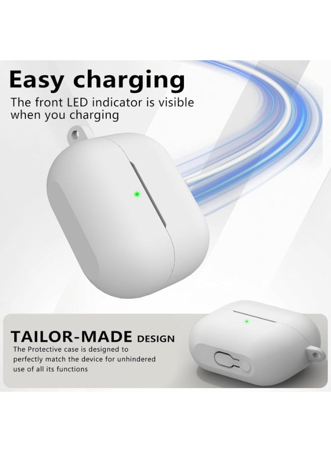 Samsung Galaxy Buds 3 / Buds 3 Pro Protective Case Cover with Cleaner Kit – Soft Silicone with Carabiner - Image 2