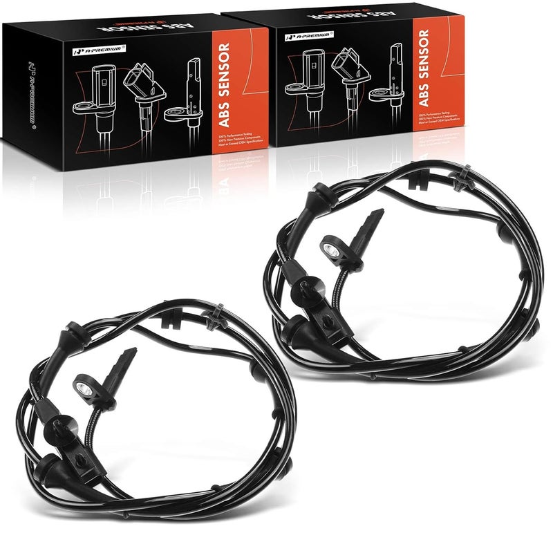 A-Premium ABS Wheel Speed Sensor Set for Infiniti EX35, M37, M56 - Front Driver and Passenger Side - Image 1