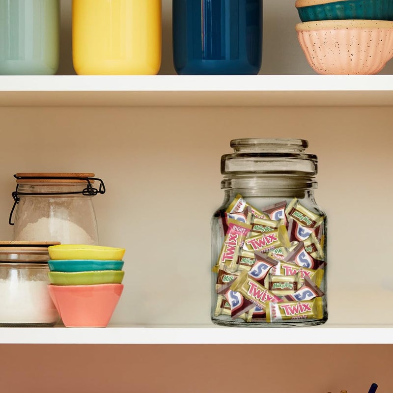 Mars حقيبة متنوعة من حلوى الشوكولاتة الصغيرة SNICKERS و TWIX و MILKY WAY، حقيبة حلوى الهالوين، 150 قطعة في حقيبة كبيرة - Image 3