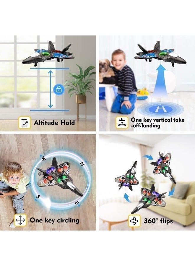 K8 Remote Control Foam Aircraft with LED Lights – 2.4GHz RC Plane Drone for Kids & Adults (Rechargeable, Durable EPP Foam, 360° Stunt Flying - Image 5