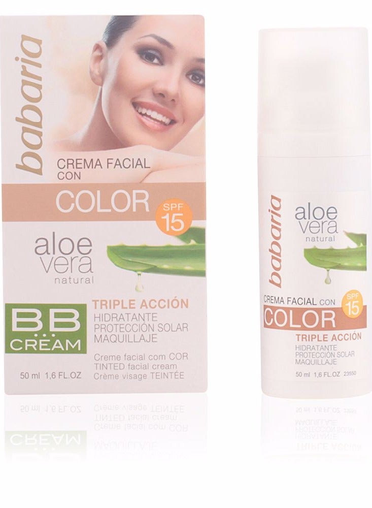 Babaria Aloe Vera BB Cream SPF15 50ml - Image 1