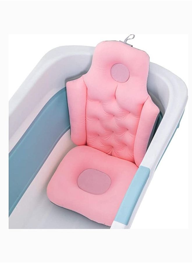 Adult Folding Bath Cushion, Seat Cushion for Tub for Adults Bath Tub Pillow Ergonomic Bathtub Cushion Spa Neck Support Bath Pillow for Neck Head Shoulders Buckle Fixed Can Hang pink - pzsku/ZDCCD0B135FFCBC17793FZ/45/_/1713265763/2fbae40d-6a87-4a5c-b32a-d9905649de66