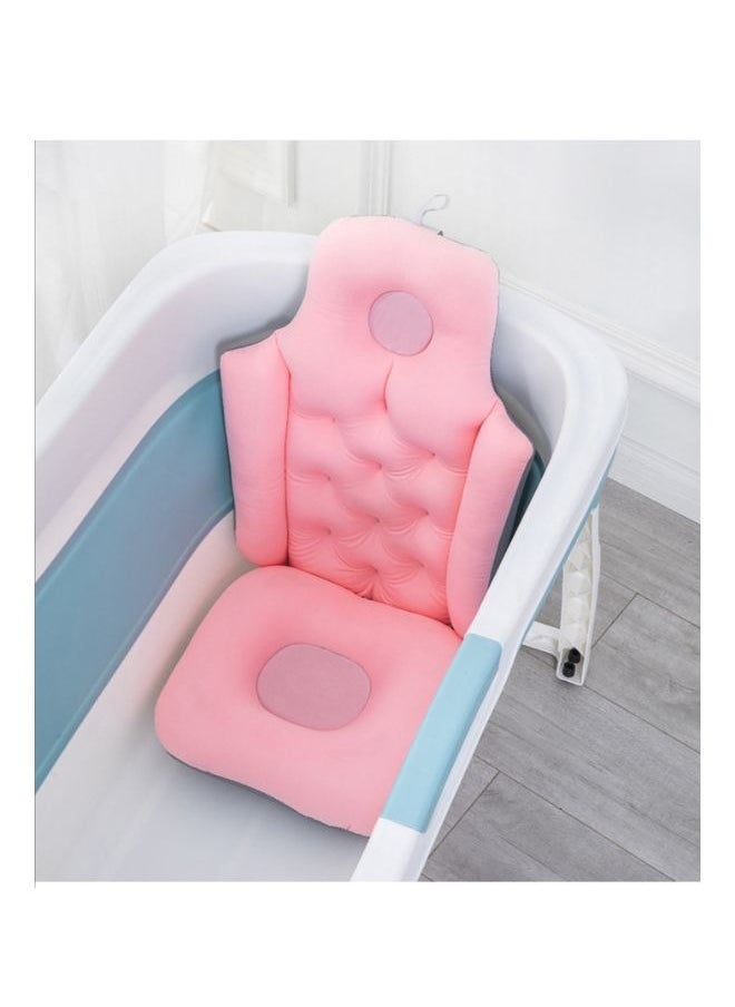 Adult Folding Bath Cushion, Seat Cushion for Tub for Adults Bath Tub Pillow Ergonomic Bathtub Cushion Spa Neck Support Bath Pillow for Neck Head Shoulders Buckle Fixed Can Hang pink - pzsku/ZDCCD0B135FFCBC17793FZ/45/_/1713265765/2ea6327f-a7ca-4603-95b6-ea3643952e91