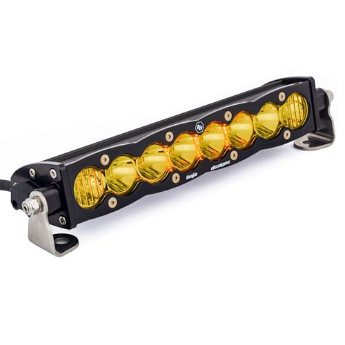 Baja Designs شريط إضاءة LED بطول 10 بوصات من باجا ديزاينز مع عدسة كهرمانية نمط سلسلة S8 - Image 2