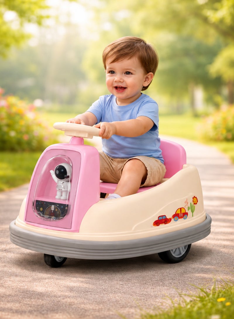 Portbae Kids Electric Ride-On Bumper Car 360° Rotation – LED Lights, Fun Drifting & High Safety Design - Image 3