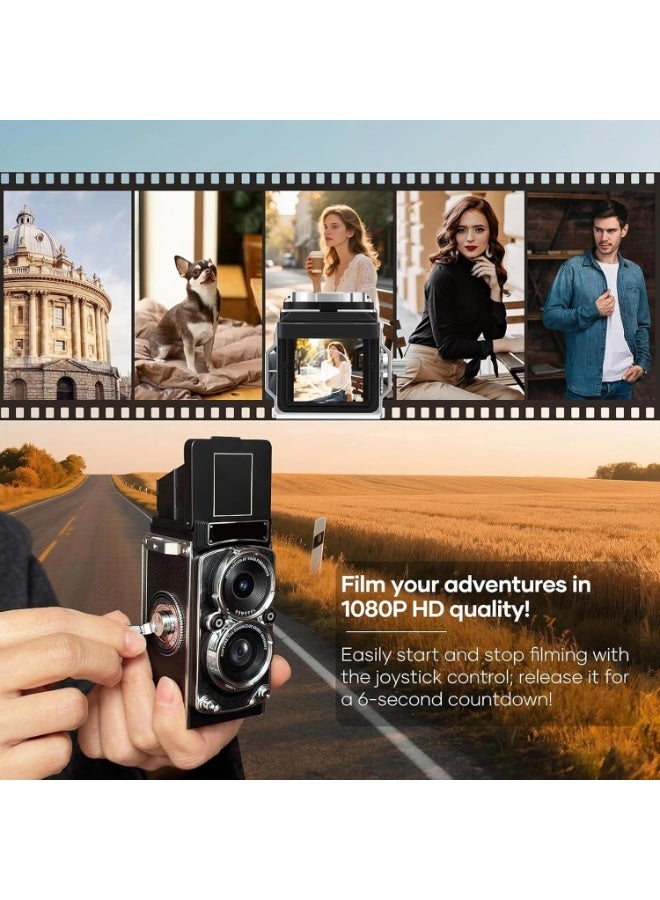 Retro Style Digital Camera 12MP 1080P Video with 1.54-inch HD Screen - Image 2