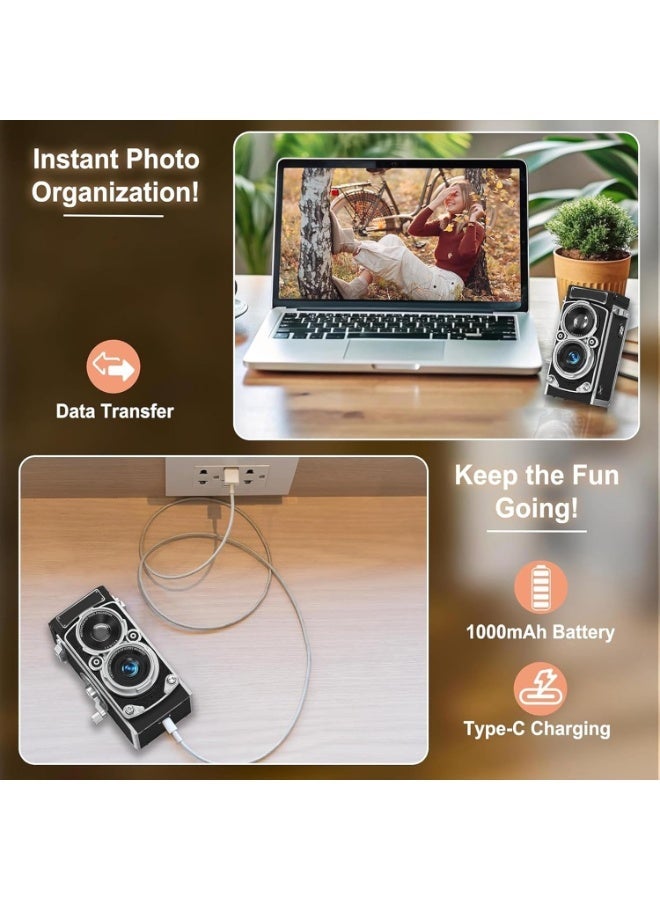 Retro Style Digital Camera 12MP 1080P Video with 1.54-inch HD Screen - Image 4