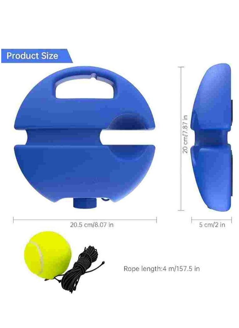 Generic Tennis training device, equipped with 3 string balls, single tennis training equipment, portable tennis training tool, portable tennis gear for beginners, children, and adults.  - Image 2