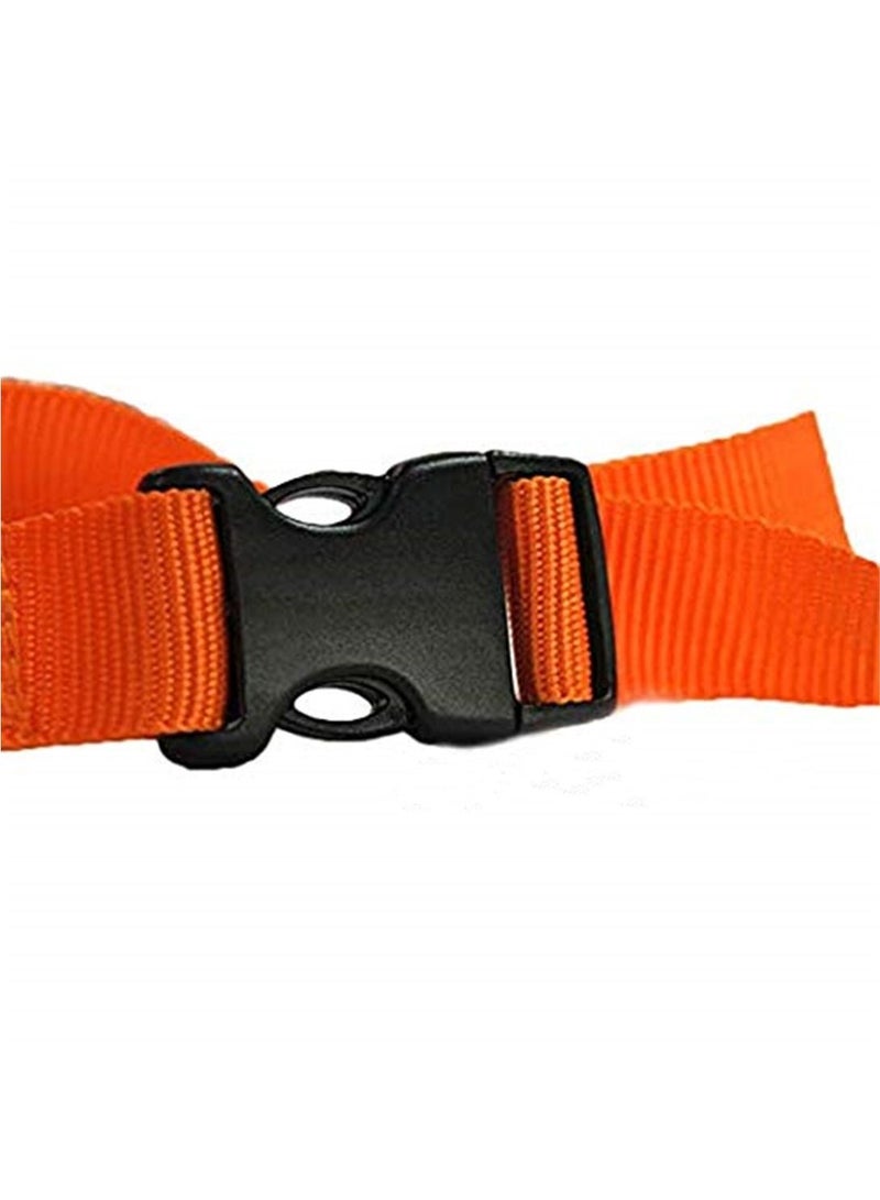 كرسي أطفال محمول لمقعد السيارة وحزام أمان وحزام أمان للسفر ومثبت للطعام وتناول الطعام وحزام للتغذية باللون الأحمر - Image 3