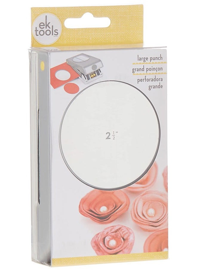 EK Tools Circle Paper Punch, 2.5-Inch, New Package , White  - Image 4