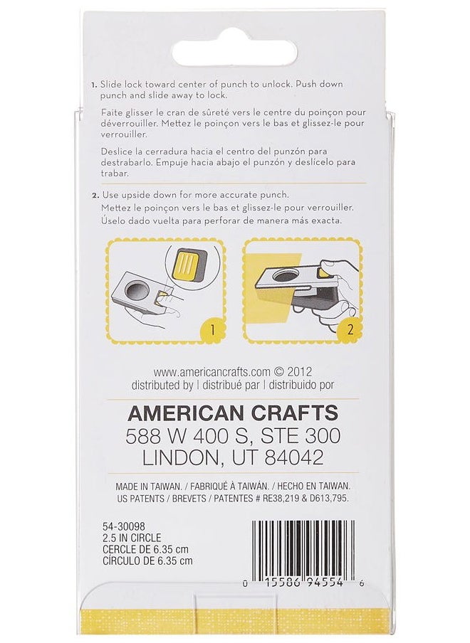 EK Tools Circle Paper Punch, 2.5-Inch, New Package , White  - Image 5