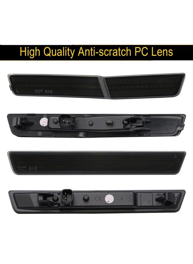 R&F Auto 4PCS White LED Side Marker Lights Replacement for Challenger SRT Hellcat 2018-2023, R/T Scat Pack Widebody, Redeye Super Stock Jailbreak Demon, 2pcs Front And 2PCS Rear Side Fender Lamps - Image 5