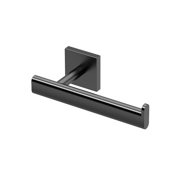 4053MX ELEVATE BATHROOM SINGLE POST EURO STYLE TOILET PAPER HOLDER MATTE BLACK