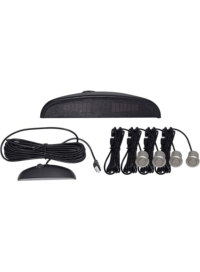 الكبريت مستشعرات ركن السيارة الخلفية - أسود - Image 1