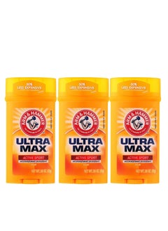 Arm & Hammer Pack Of 3 Arm And Hummer Ultra Max Active Sport 73g  - Image 1