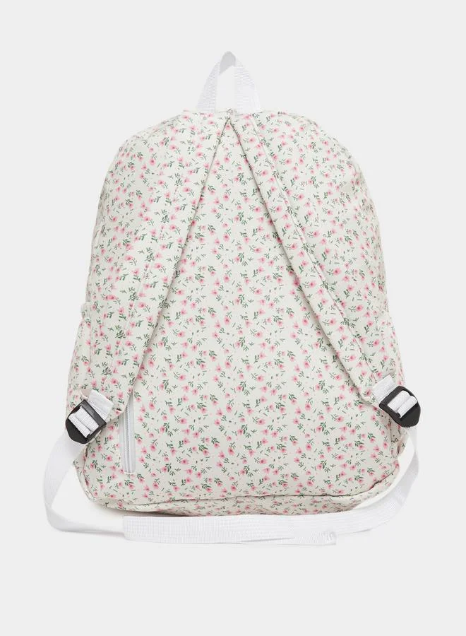 Styli Styli Girls Floral Print Backpack