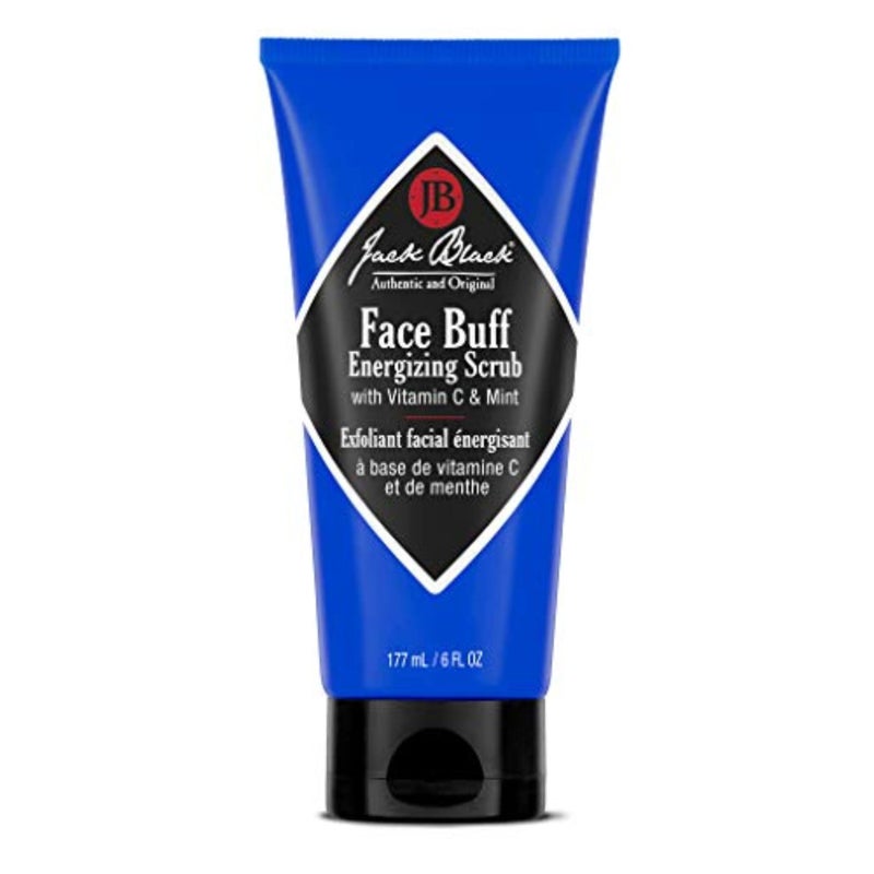 Jack Black Face Buff Energizing Scrub, 6 fl oz - Mens Facial Scrub, Exfoliating Face Wash for Men, Mens Skin Care and Facial Care - Image 1