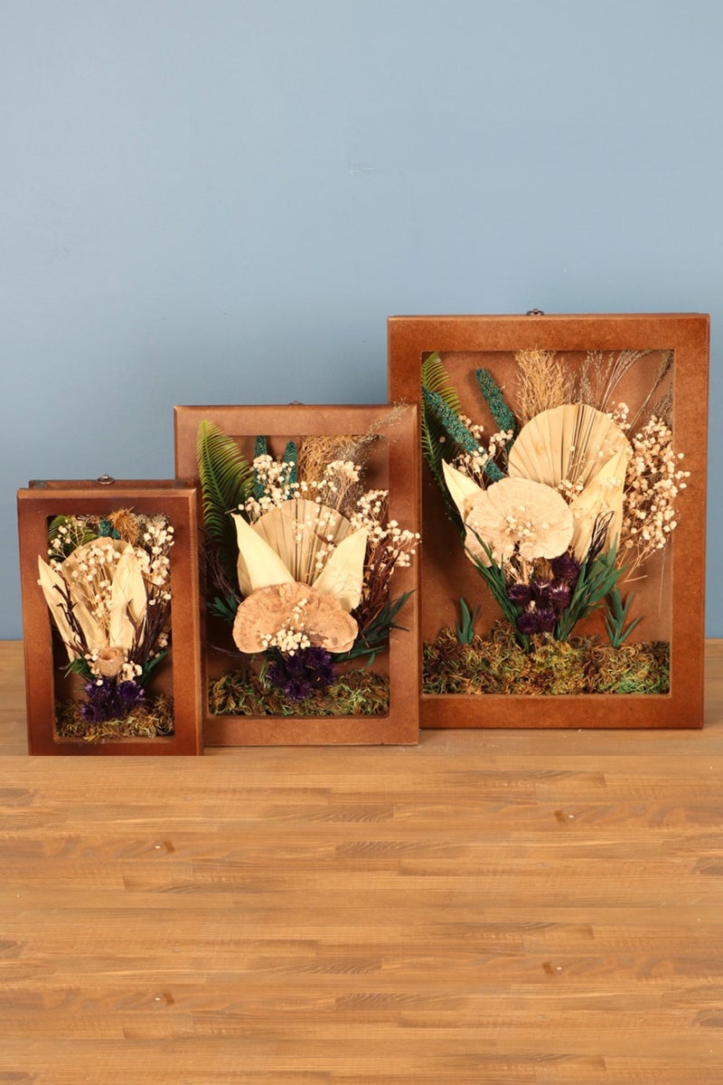 Generic Artificial Flower Storage Decorative Floral Frame Table Set of 3 CODE:121 