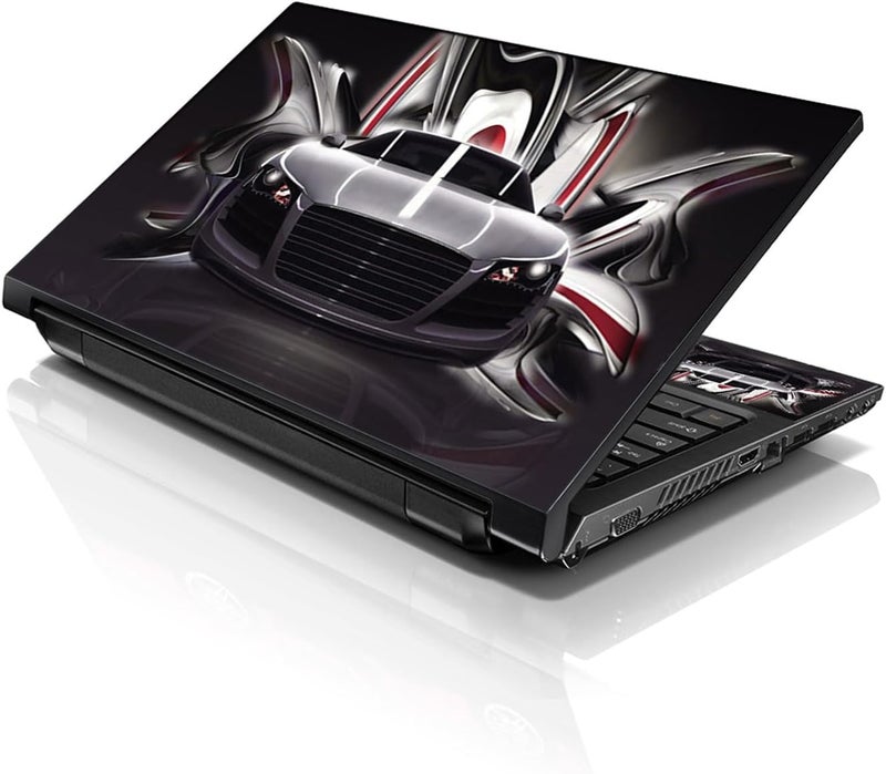 LSS Laptop 15 15.6 Skin Cover with Colorful Pattern for HP Dell Lenovo Apple Asus Acer Compaq - Fits 13.3" 14" 15.6" 16" (2 Wrist Pads Free) - Image 1