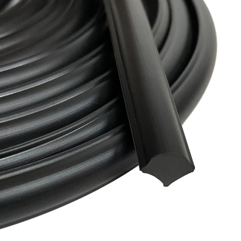 Tintvent EPDM Dense Rubber Black Window Locking Key Gasket Mates up with Dual Piece Locking Gaskets Black 26Feet