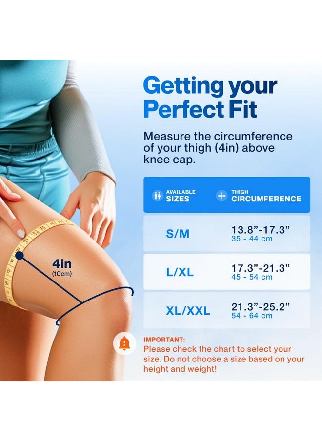 Modvel Modvel ELITE Knee Brace for Men & Women - Patella Gel Pads & Side Stabilizers for ACL, Meniscus Tear, Arthritis & Injury Recovery - Maximum Support for Running, Sports & Joint Pain Relief  - Image 5