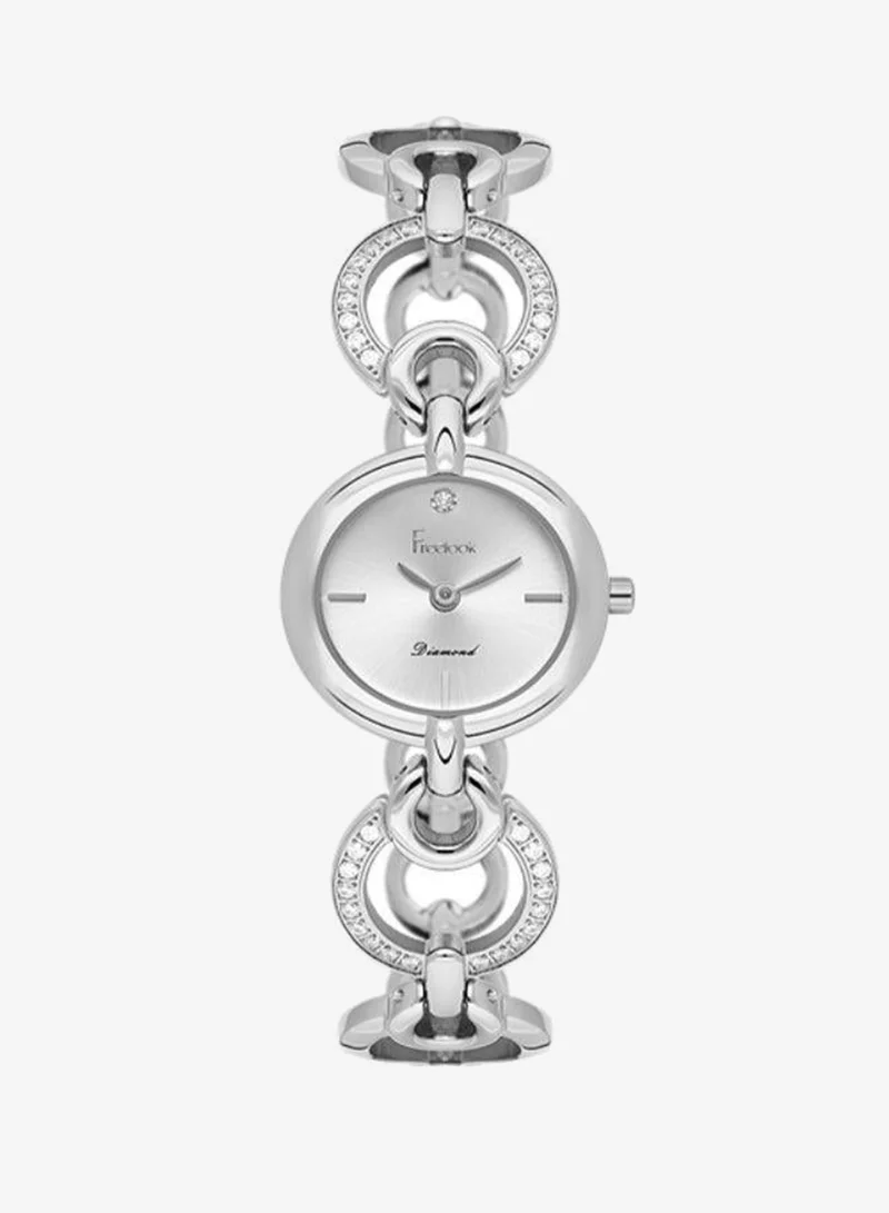 Freelook Paris Freelook - Lumiere Women's Watch | Steel Case | Stainless Steel Band | Silver & Round Dial | Analog | Quartz | Mineral Glass | Premium Luxury Watch | Ideal Gift | Water Resistant 30 Meters