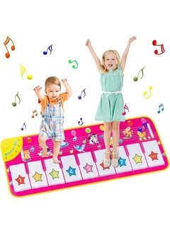 Piano Mat Music Pad Toy Baby, Electronic Music Dance Pad Animal Keyboard Game Pad for Children, Music Piano Pad 8 Instrument Sounds 5 Playing Modes, Suitable for Boys and Girls Baby Toys