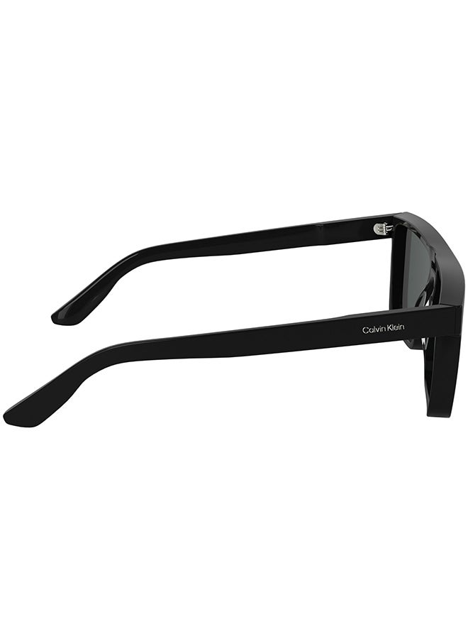 CALVIN KLEIN FULL RIM ACETATE CALVIN KLEIN SUN CK25501S 5716 (001) BLACK - Image 5