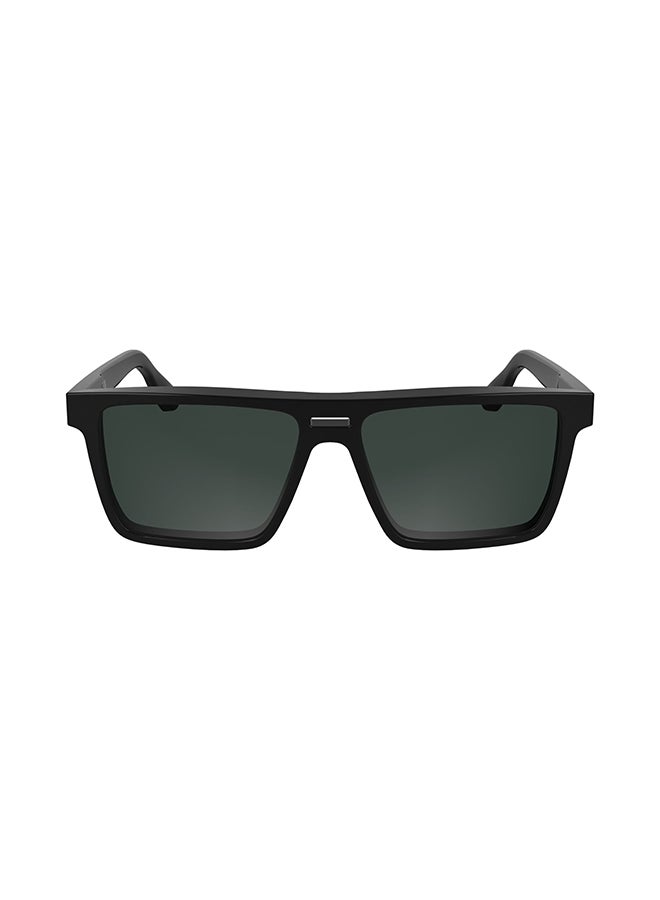 CALVIN KLEIN FULL RIM ACETATE CALVIN KLEIN SUN CK25501S 5716 (001) BLACK - Image 1