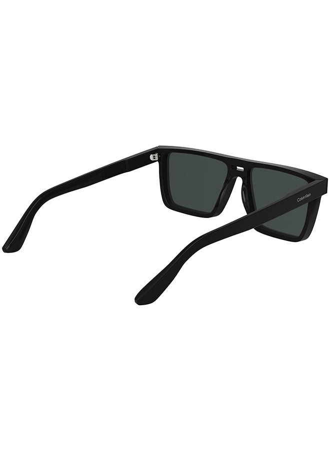 CALVIN KLEIN FULL RIM ACETATE CALVIN KLEIN SUN CK25501S 5716 (001) BLACK - Image 4