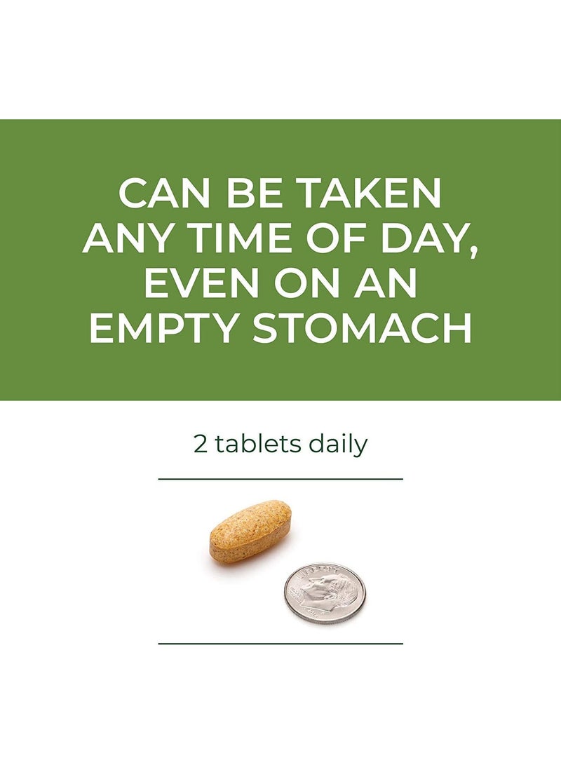 MegaFood Men's Multivitamin - Supports energy metabolism, immune, and brain health, 22 nutrients including choline - Dietary Supplement 60 Tabs (30 Servings) - Image 5