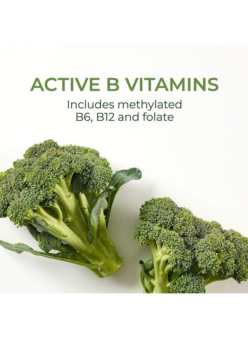 MegaFood Men's Multivitamin - With B vitamins for Cellular Energy Production & Choline to Support Cognitive Function - Non-GMO, Vegetarian & Made without Dairy and Soy - 60 Tabs (30 Servings)