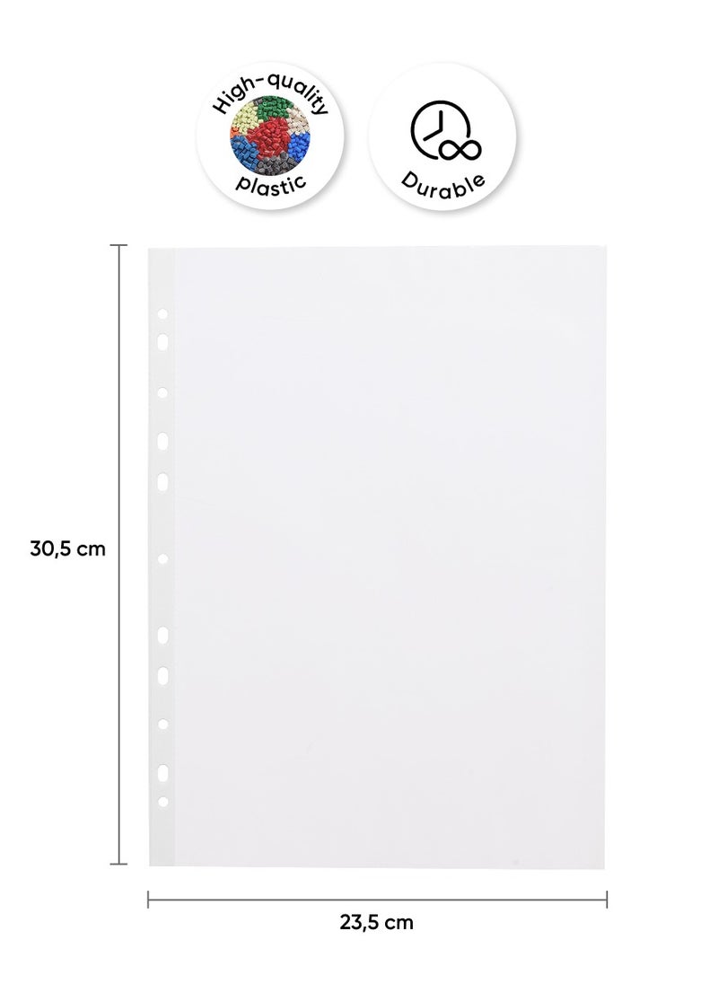ErichKrause - Set of sheet protectors Fizzy Clear, 30 mcm, A4, transparent (10 pcs in a bag) - Image 1