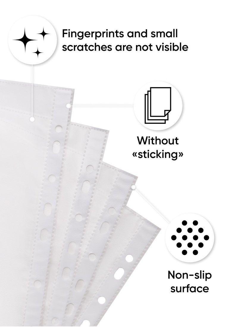 ErichKrause - Set of sheet protectors Fizzy Clear, 30 mcm, A4, transparent (10 pcs in a bag) - Image 1