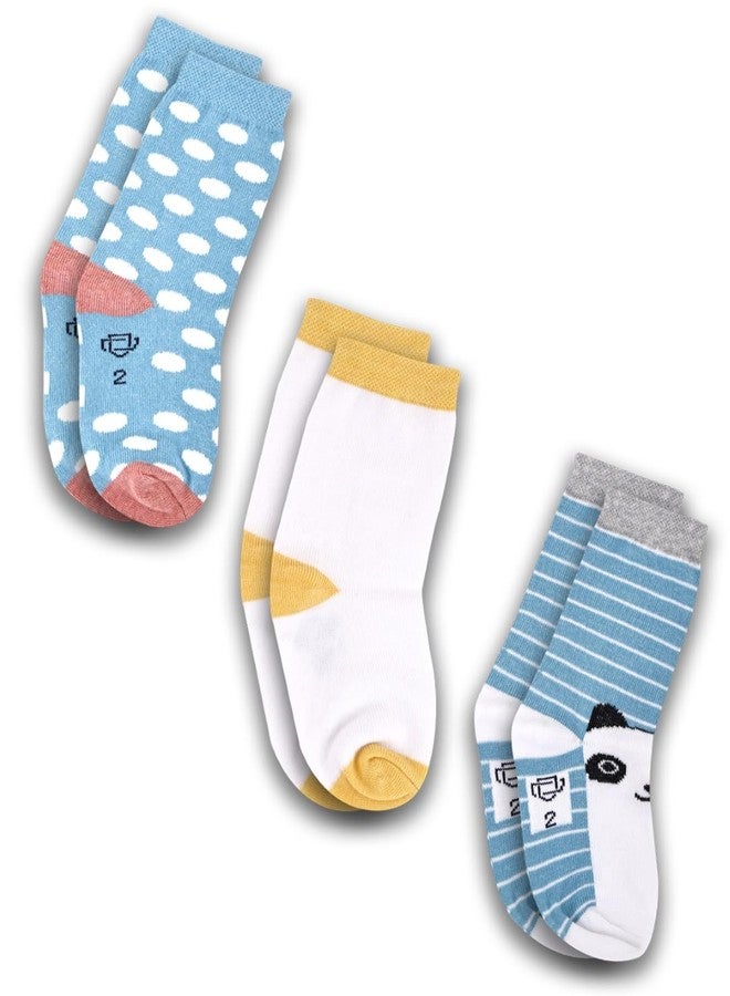 Dollar Kids Socks For Boys & Girls In Blended Cotton (Pack Of 3) - Image 1