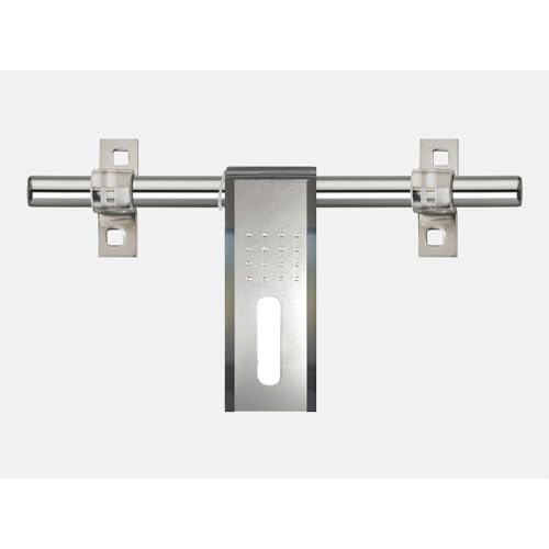 RAB Aldrop Stainless Steel Door Lock For Main Doors (Code:- Ind Ald Dot, Finish:- Matt, Size- 10 Inch, 2Mm, Pack Of 1 Set) - Image 1