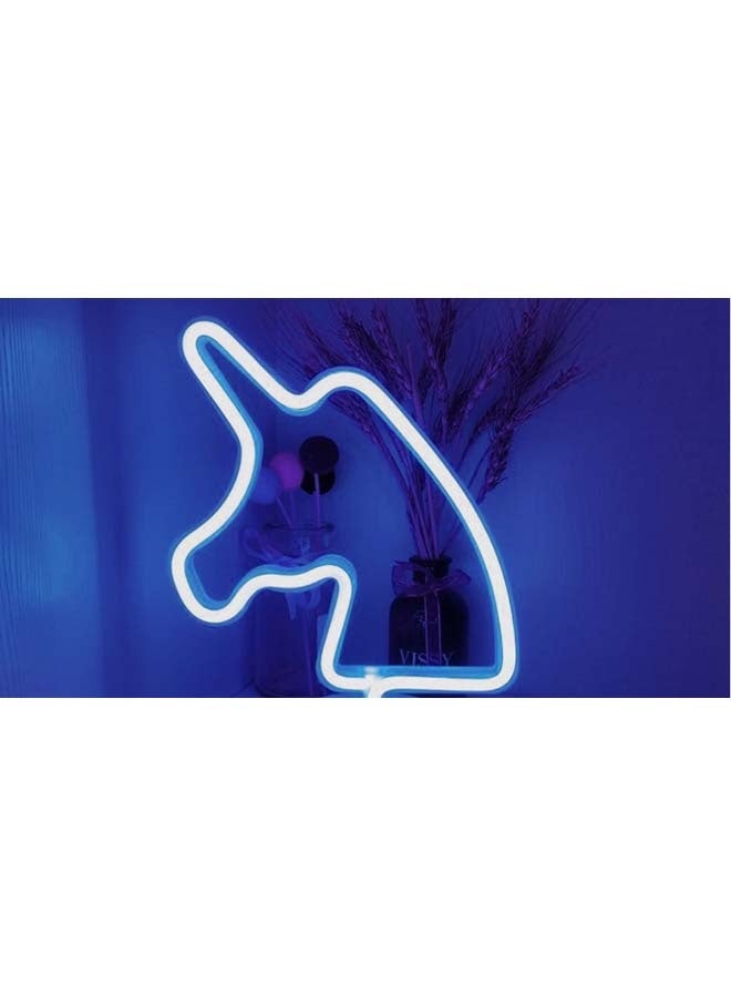 fashionhome Set of 5 Unicorn Neon LED Night Light - Image 1
