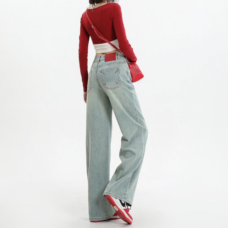 Vintage Classic European-American Design Daily Commute Jeans  Size_S - Image 1
