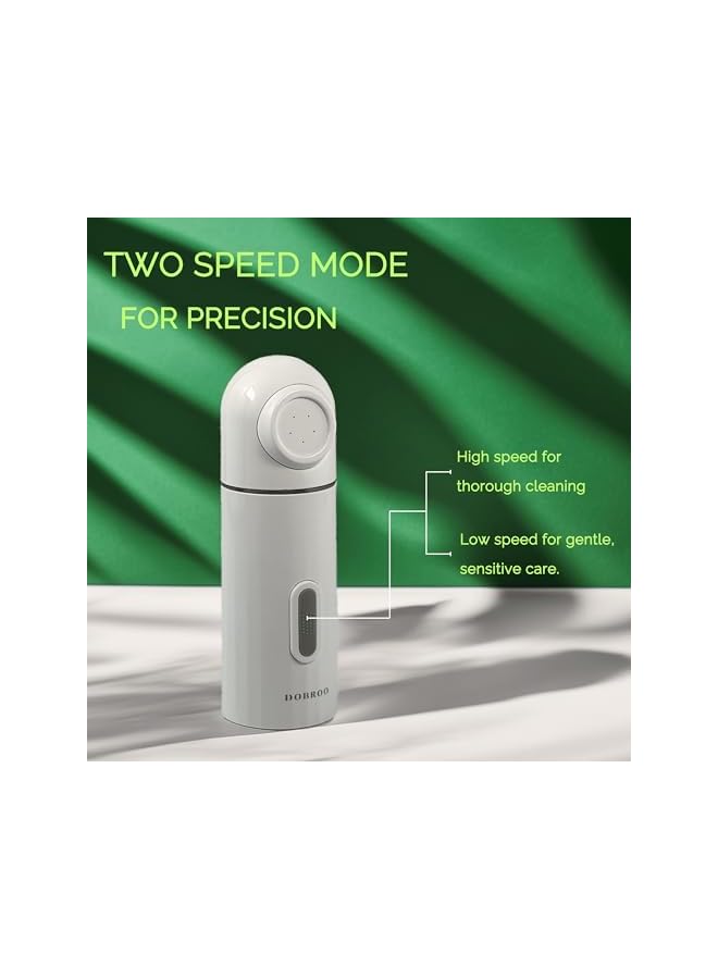 The Bros Rechargeable Portable Bidet Sprayer with Antibacterial Wipes – 2 Speed Mode, Pilot Lamp, IPX6 Waterproof, Drawstring Bag, Bidet for Camping, Travel - White  - Image 3