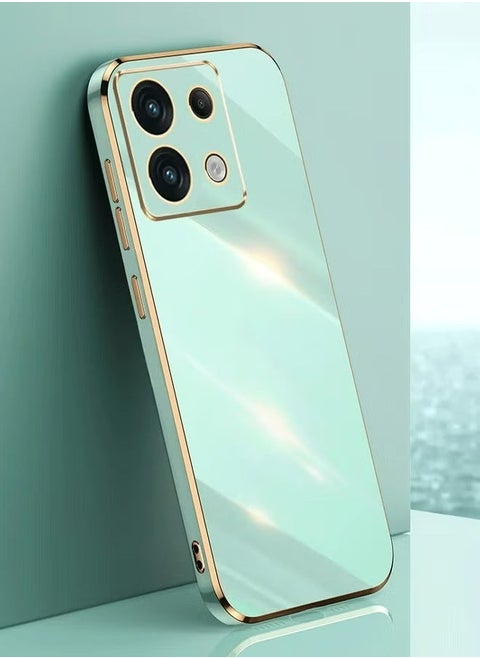 Xiaomi Redmi Note 13 Pro 5G Mobile Phone Case Cover, Luxury Plating Soft Back Cover, Raised Full Camera Protection