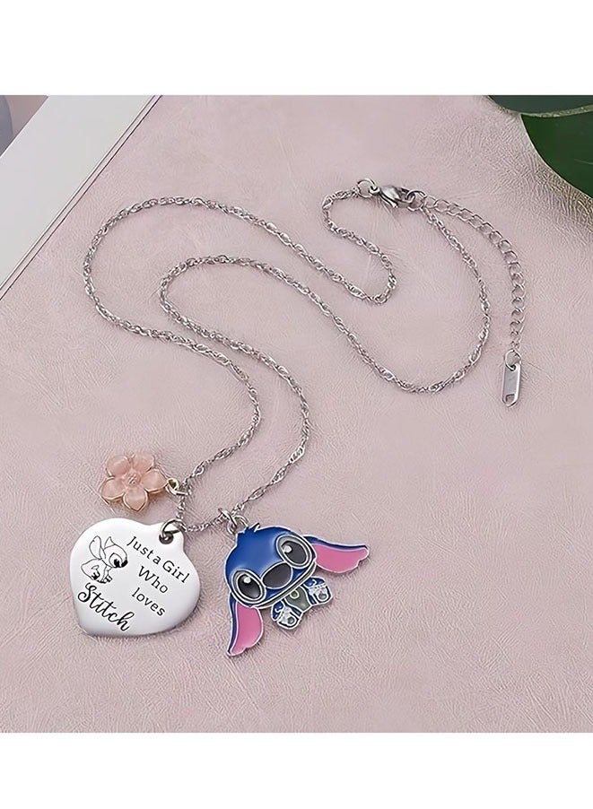 Muyixin قلادة قلادة قلب كرتوني للارتداء اليومي في الحفلات وزينة المجوهرات - Image 3