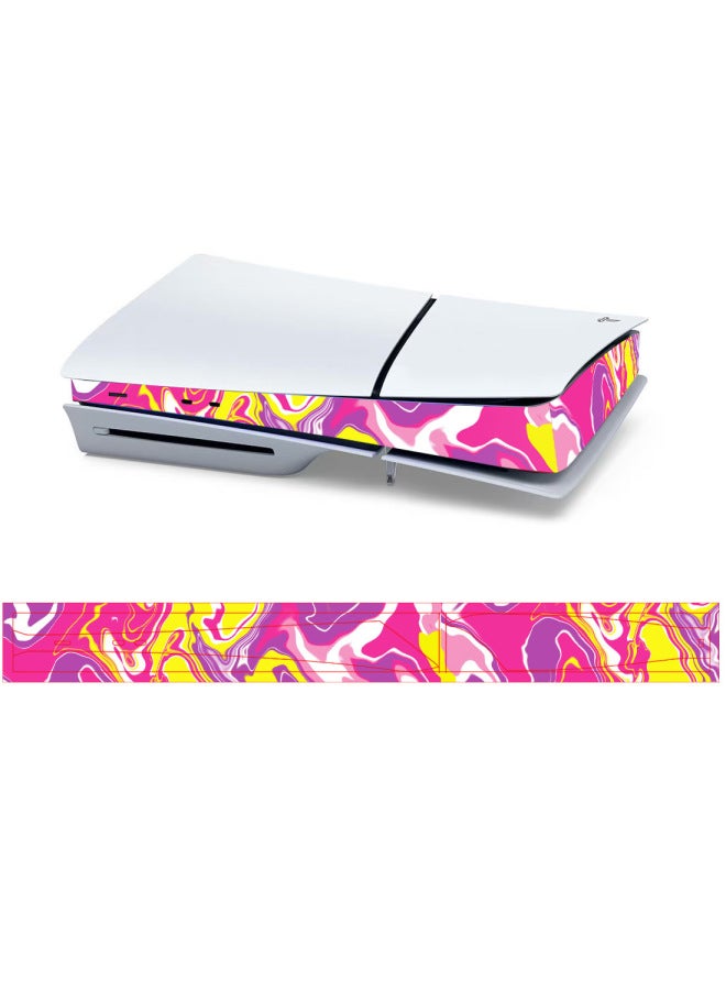 Loquat PS5 SLIM Host Side Strip Stickers Ps5 Intermediate Host Stickers Color Stickers Anti-scratch Film-resistant Cross-border-Color:PS5C-Slim-0004 - Image 5